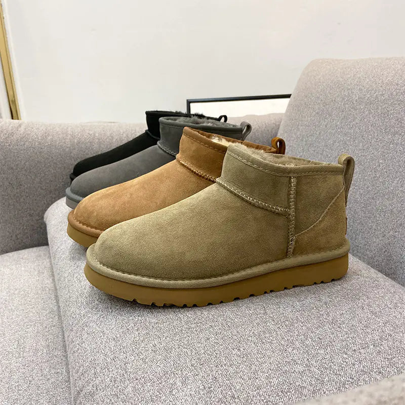 Mini Short Boots  - Suede Boots
