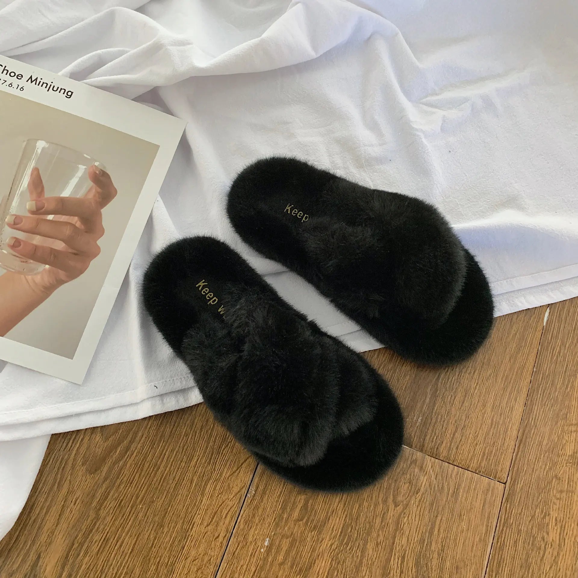 Women's Fuzzy Slippers