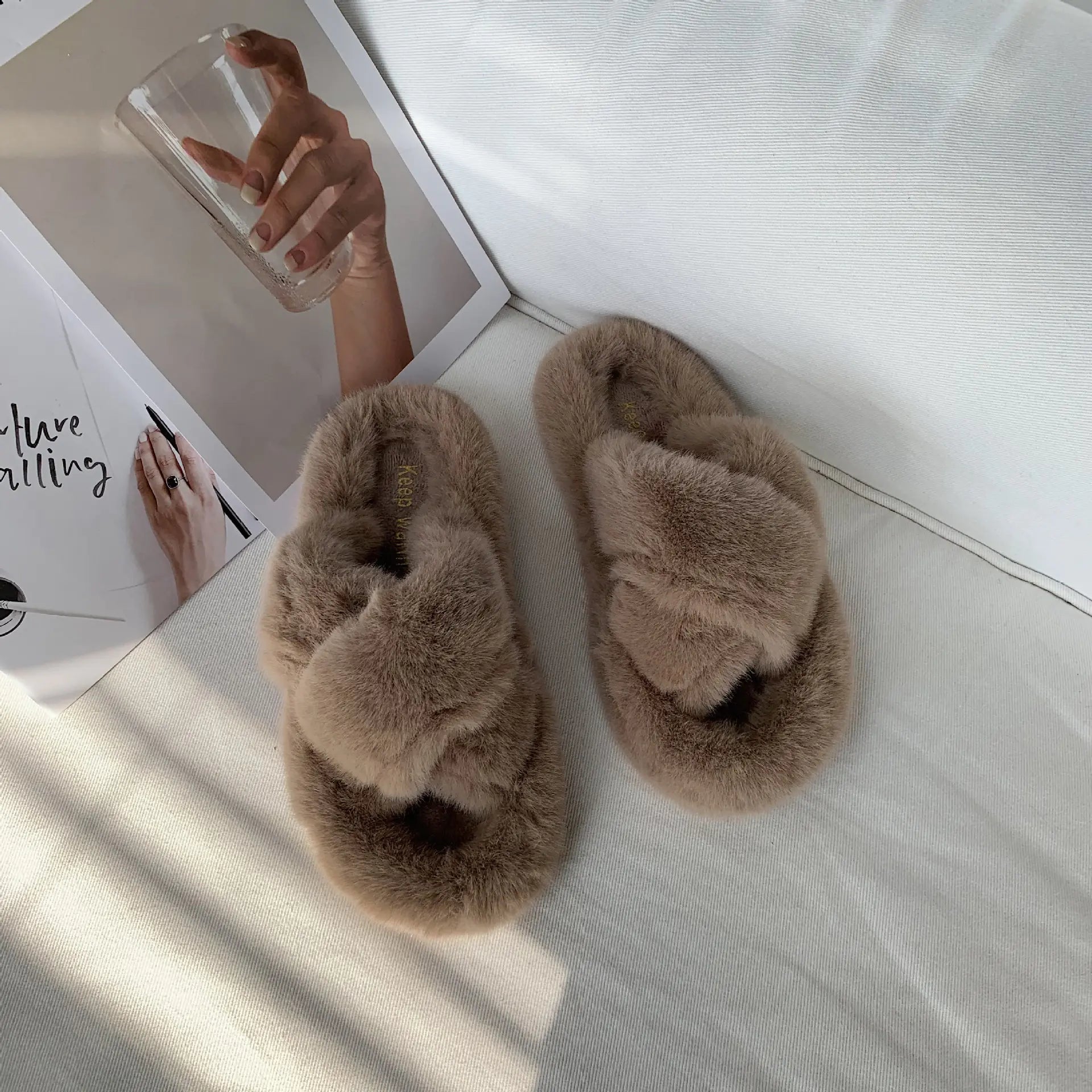 Women's Fuzzy Slippers