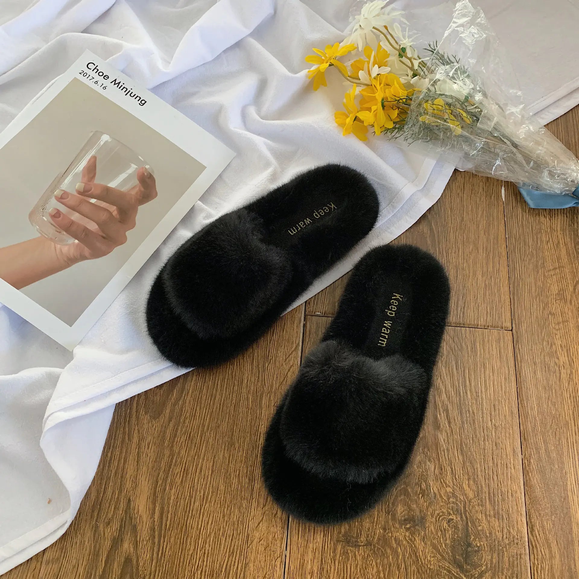 Women's Fuzzy Slippers
